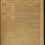 1848 Early Americana The Friend Quaker Religious INDIANS Slavery Abolition 7v