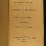 1856 Native American INDIAN Manners Customs Antiquities Mexico Peru Illustrated