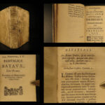 1689 1st ed Republicae Batavia Holland Dutch Netherlands LAW Politics Houtuyn
