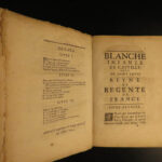 1644 1ed Blanche of Castile Saint Louis IX France Crusades Louis VIII Combault