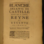 1644 1ed Blanche of Castile Saint Louis IX France Crusades Louis VIII Combault