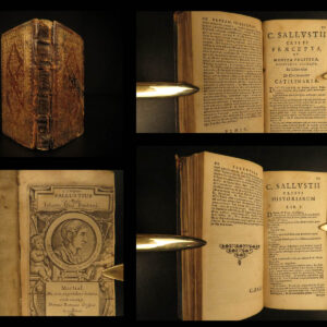 1639 Sallust Catiline Conspiracy WAR Rome Jugurthine War Historiae Pontanus