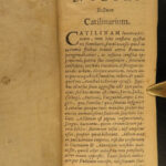 1639 Sallust Catiline Conspiracy WAR Rome Jugurthine War Historiae Pontanus