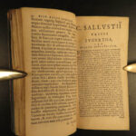 1639 Sallust Catiline Conspiracy WAR Rome Jugurthine War Historiae Pontanus