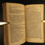 1639 Sallust Catiline Conspiracy WAR Rome Jugurthine War Historiae Pontanus