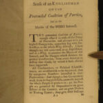 1735 1ed Sense of an Englishman WHIGS TORIES British Political Reform Jacobite