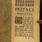 1689 Pope Alexander VIII 1st ed Papal Conclave Memoirs Catholic Church Venice