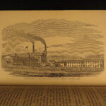 1872 Great Industries of US Gold Rush Railroad Industrial Revolution Illustrated