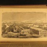 1872 Great Industries of US Gold Rush Railroad Industrial Revolution Illustrated