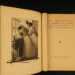 1897 New Orleans SIGNED Old Creole Days by GW Cable Slavery Racism Louisiana