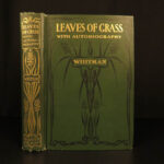 1900 Walt Whitman Leaves of Grass American Poetry SEXUALITY Scandal Romanticism