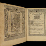 1588 Sannazaro Italian Renaissance Poetry Della Vergine Venice Giolito Woodcuts