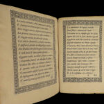 1588 Sannazaro Italian Renaissance Poetry Della Vergine Venice Giolito Woodcuts