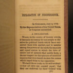 1865 US Constitution Declaration Washington Farewell Emancipation American Flag