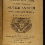1684 1ed RARE Numismatics Ancient Coins Nummi Antiqui Dictionary Medals Hardouin