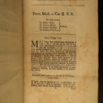 1696 LAW 1st Raymond Reports British Court Cases Criminal Charles II England