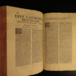 1721 Saint Lawrence Justinian Catholic Bishop of Medieval Venice Sermons FOLIO