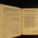 1605 1ed Fiammelli La Riga Matematica Military Engineering Civil Mathematics