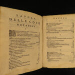 1605 1ed Fiammelli La Riga Matematica Military Engineering Civil Mathematics