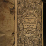 1622 MARY Hortulus Marianus Catholic Church Douai Doway  la Croix Miniature