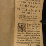 1622 MARY Hortulus Marianus Catholic Church Douai Doway  la Croix Miniature