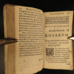 1622 MARY Hortulus Marianus Catholic Church Douai Doway  la Croix Miniature