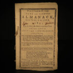 1785 Boston Revolutionary War Soldier Colonial America Weatherwise Almanac