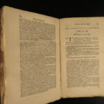 1741 John LOCKE Essay Concerning Human Understanding Philosophy Tabula Rasa 2v