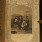 1861 1ed BIBLE for the Young Illustrated Scripture ART Scenes English SET Howard