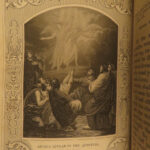1861 1ed BIBLE for the Young Illustrated Scripture ART Scenes English SET Howard