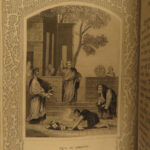 1861 BIBLE for the Young 1ed Illustrated Scripture ART Scenes English SET Howard