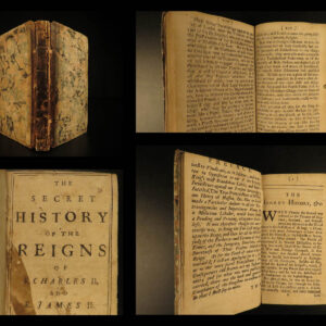1690 1ed Secret History Charles II James II England Catholic Protestant English