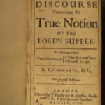 1670 Ralph Cudworth Anglican Bible Sermons Puritan England Thorndike Hymns RARE