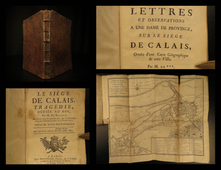 Image of 1765 Siege of Calais French Play by de Belloy Seven Years War France Patriotism