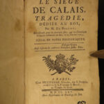 1765 Siege of Calais French Play by de Belloy Seven Years War France Patriotism