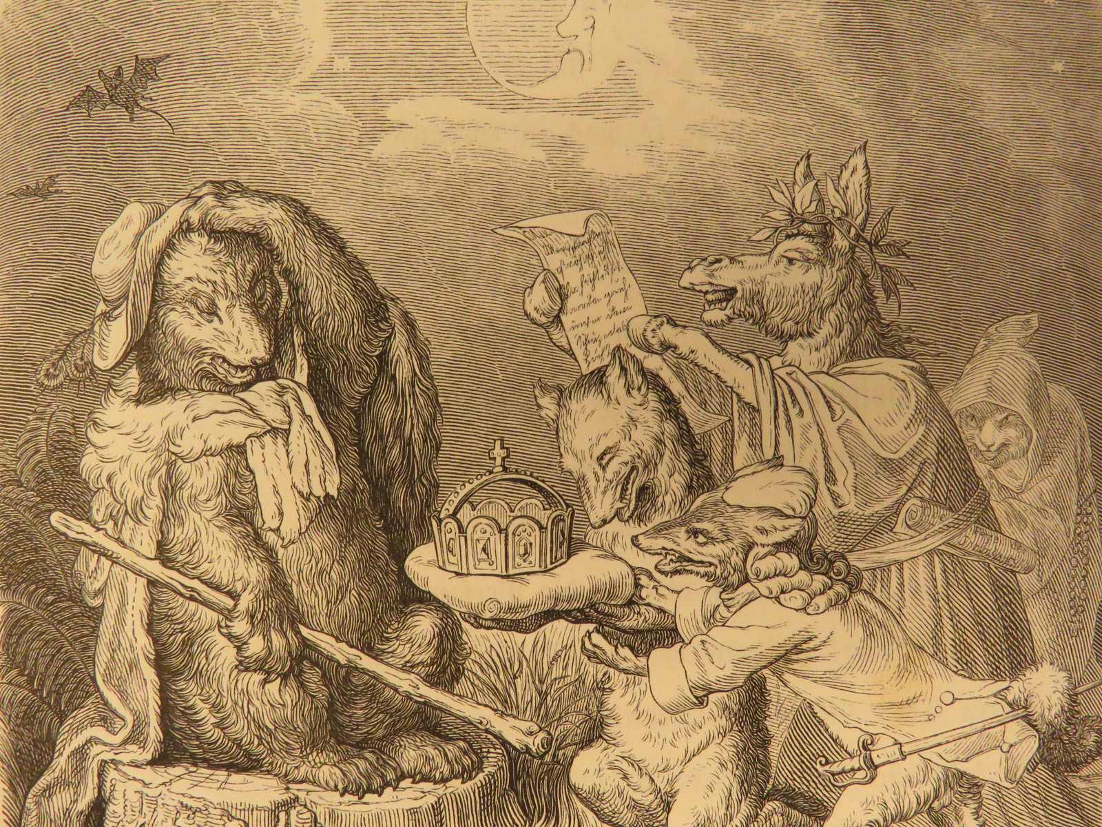 1857 Reynard the Fox by Goethe Reineke Fuchs Fable German Fairy Tale ...
