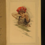 1908 FASHION 1st ed Harrison Fisher ART Bachelor Belles Portraits Cosmopolitan Magazine