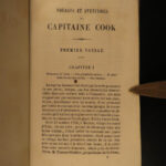 1859 Voyages of Capt James Cook Hawaii Australia New Zealand BEAUTIFUL BINDING