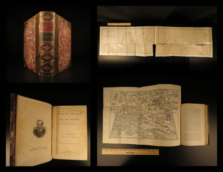 Image of 1882 1st ed Voyage of the VEGA Nordenskiold Voyage Sweden Northeast ASIA