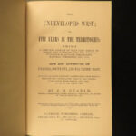 1873 Undeveloped West 1ed Beadle Navajo INDIANS Mormons California GOLD Texas