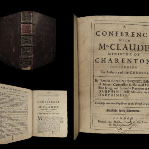 Collection of controversies. Jacques bénigne bossuet.