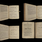 1687 Protestant v Catholic Treatises by Bossuet Payne Claude Communion 6in1