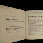1687 Protestant v Catholic Treatises by Bossuet Payne Claude Communion 6in1