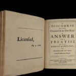 1687 Protestant v Catholic Treatises by Bossuet Payne Claude Communion 6in1