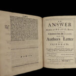 1687 Protestant v Catholic Treatises by Bossuet Payne Claude Communion 6in1