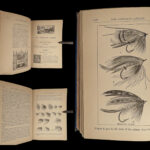1878 FISHING Complete Angler Hunting Angling Fish Trout Cotton Walton Rivers