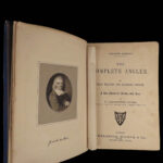 1878 FISHING Complete Angler Hunting Angling Fish Trout Cotton Walton Rivers