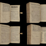 1650 GREEK Georg Pasor Bible Dictionary Lexicon London Hebrew Language 3in1