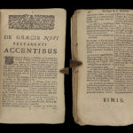 1650 GREEK Georg Pasor Bible Dictionary Lexicon London Hebrew Language 3in1