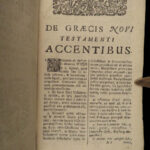 1650 GREEK Georg Pasor Bible Dictionary Lexicon London Hebrew Language 3in1